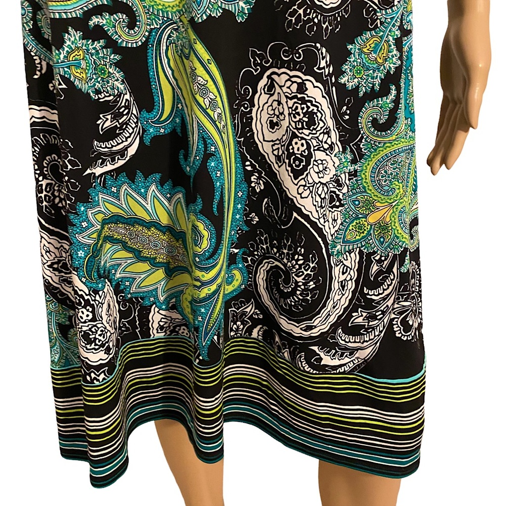RABBIT RABBIT RABBIT DESIGNS PAISLEY DRESS SZ 8 - Picture 9 of 16